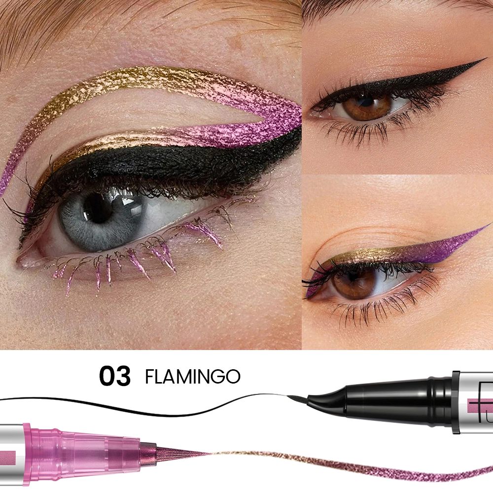 Swatch eyeliner multichrome 03 violet prune, effet métallisé